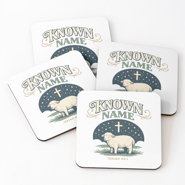 Item preview, Known Name Christian Lamb – Isaiah 43:1 Bible Verse  designed and sold by stylishdzign.