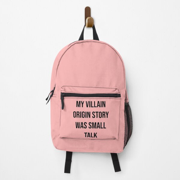 Item preview, My Villain Origin Story Was Small Talk Funny Introvert T-Shirt | Social Anxiety Meme Typography 2 designed and sold by Creations by lyne.