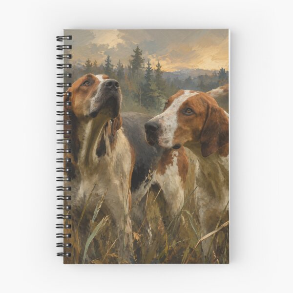 Item preview, Foxhound Portrait – Noble Hunting Dog Wildlife Art designed and sold by TammyHunterArt.