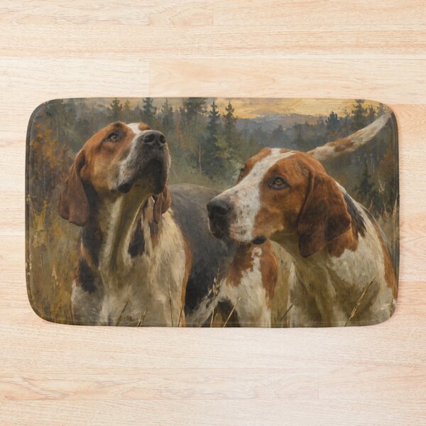 Item preview, Foxhound Portrait – Noble Hunting Dog Wildlife Art designed and sold by TammyHunterArt.