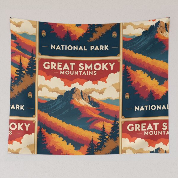 Item preview, Great Smoky Mountains National Park Autumn USA Vintage Travel Tourism designed and sold by TravelersGems.