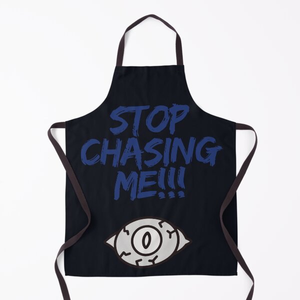 Item preview, Stop Chasing Me Blue Creepy Eyeball Horror designed and sold by VariusDesigns.