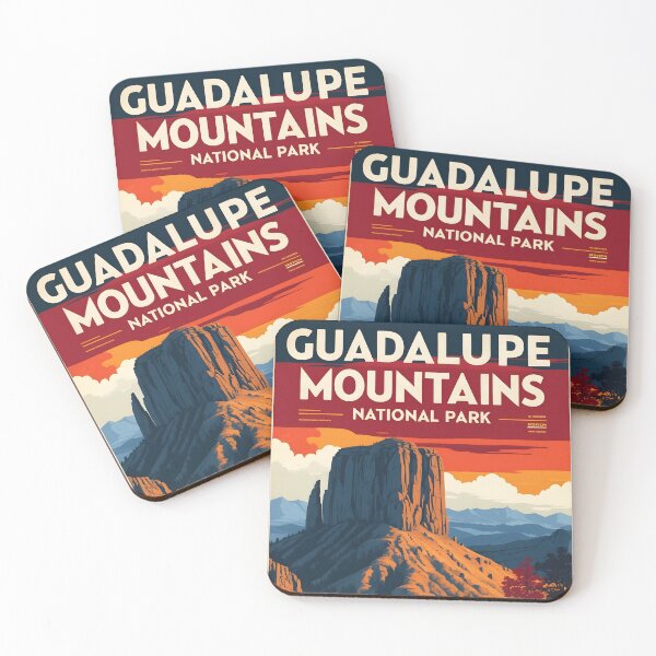 Item preview, Guadalupe Mountains National Park Autumn USA Vintage Travel Tourism designed and sold by TravelersGems.