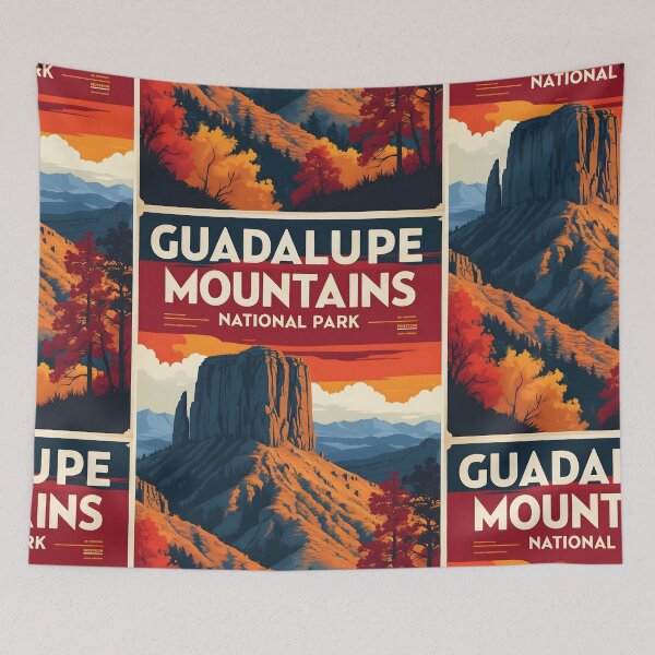 Item preview, Guadalupe Mountains National Park Autumn USA Vintage Travel Tourism designed and sold by TravelersGems.