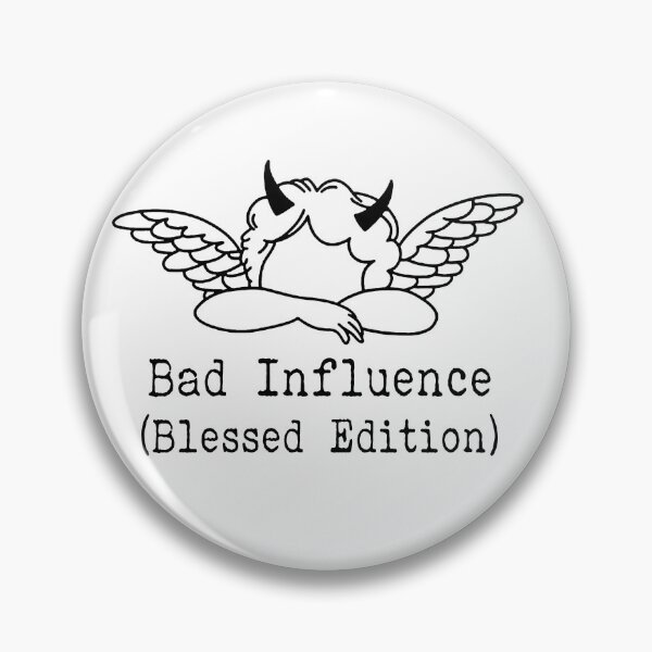 Item preview, Cute Angel with Devil Horns – Bad Influence (Blessed Edition) designed and sold by witchlingart.