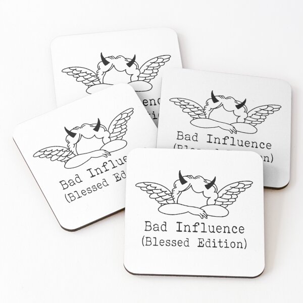 Item preview, Cute Angel with Devil Horns – Bad Influence (Blessed Edition) designed and sold by witchlingart.