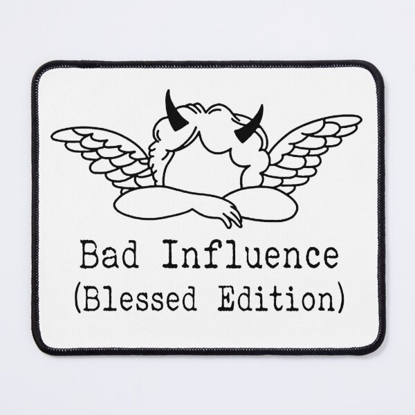 Item preview, Cute Angel with Devil Horns – Bad Influence (Blessed Edition) designed and sold by witchlingart.