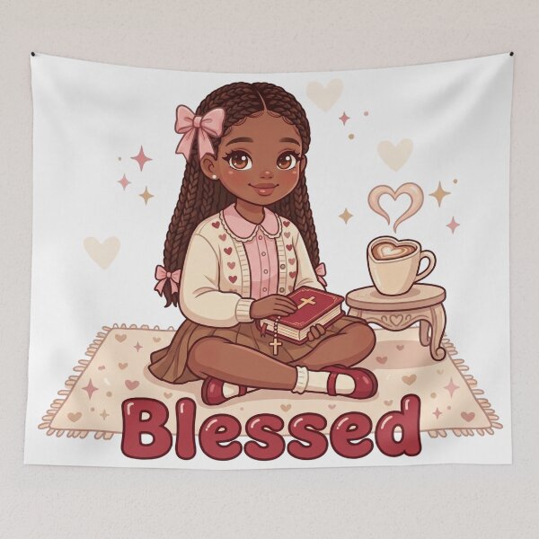 Item preview, Blessed - Cute girly design designed and sold by Amanio.