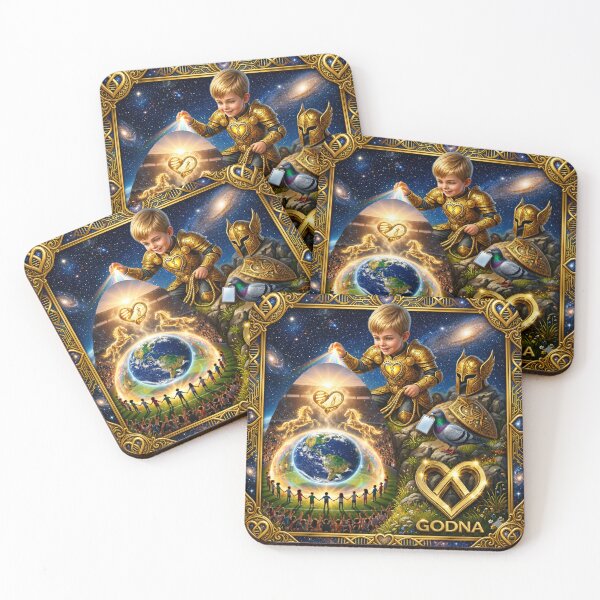 Item preview, Cosmic Golden Child Creating a Peaceful World designed and sold by GODNA.