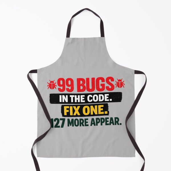 Item preview, 99 Bugs in the Code Fix One 127 More Appear Funny Programmer T-Shirt | Coding Humor Gift designed and sold by Fine Art California.
