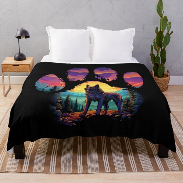 Item preview, Funny Bohemian Shepherd Paw Synthwave Mountain Tree Mom Dad Kids designed and sold by rafaeltto.