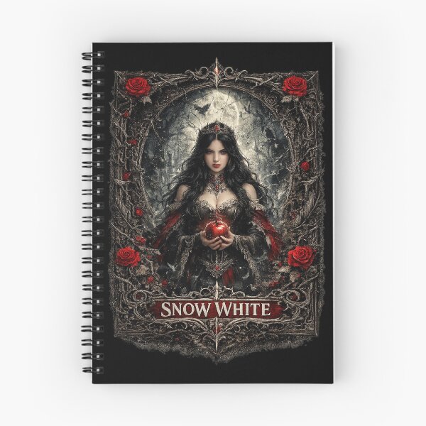 Item preview, Dark Snow White T-Shirt | Gothic Fairytale Princess Graphic Tee designed and sold by LintonGriffin.