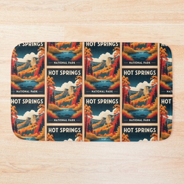 Item preview, Hot Springs National Park Autumn USA Vintage Travel Tourism designed and sold by TravelersGems.
