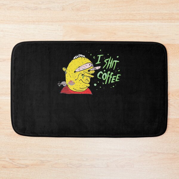 Item preview, I Shit Coffee Funny Caffeinated Vintage Character Meme Design designed and sold by Mind-Drift.