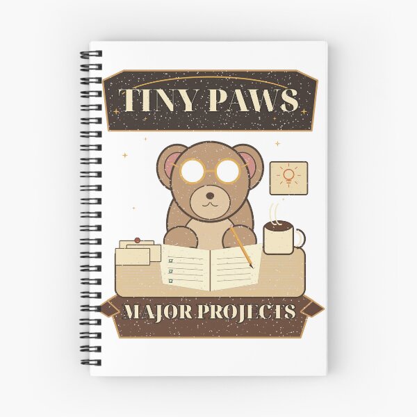 Item preview, Tiny Paws, Major Projects – Ambitious Mouse Planner designed and sold by FineDesignARCH.