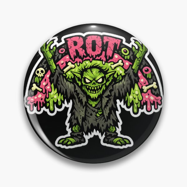 Item preview, ROT zombie designed and sold by Bat Bloom Studio.