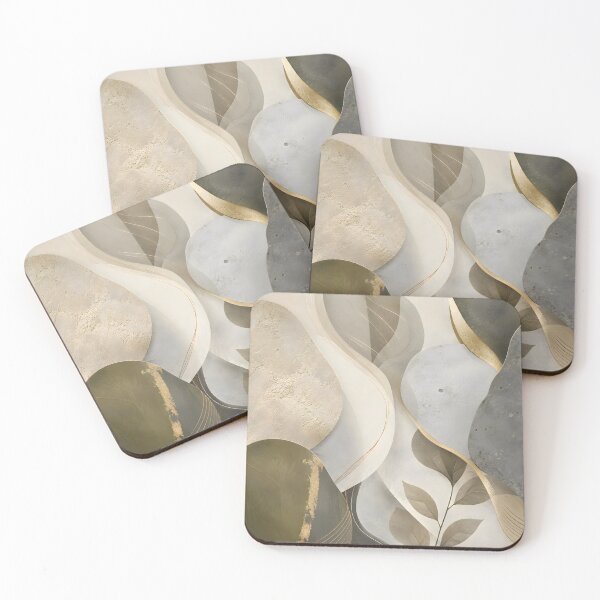 Item preview, Organic Harmony Abstract Wall Art designed and sold by hutofdesigns.