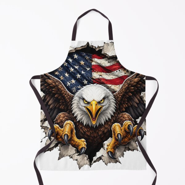 Item preview, American Eagle Ripping Through USA Flag designed and sold by DKSH1234.