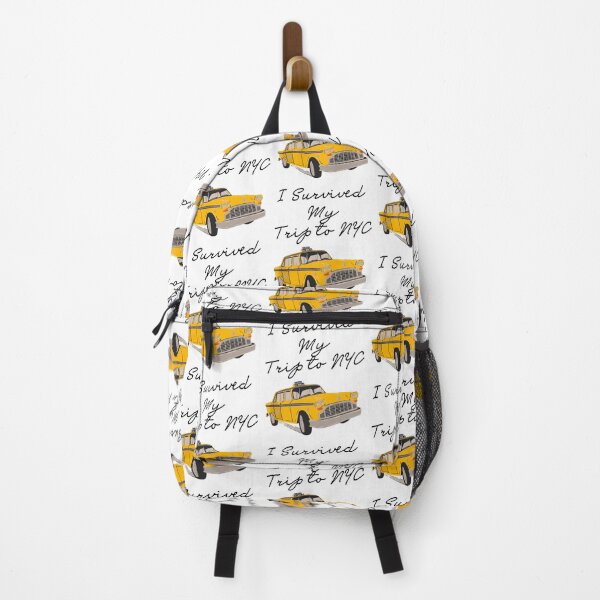 Item preview, I Survived My Trip To NYC Funny Yellow Taxi Vintage Travel Design designed and sold by CocoLama.