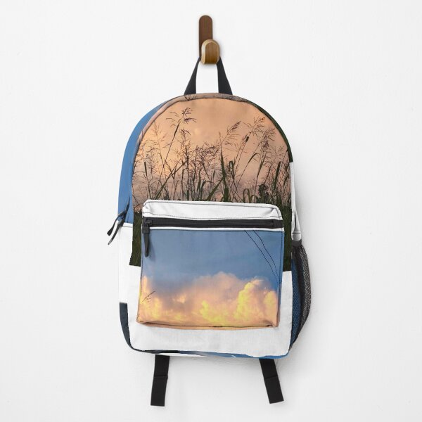 Item preview, Golden Sunset Clouds Over Grass Field designed and sold by Dollacha.