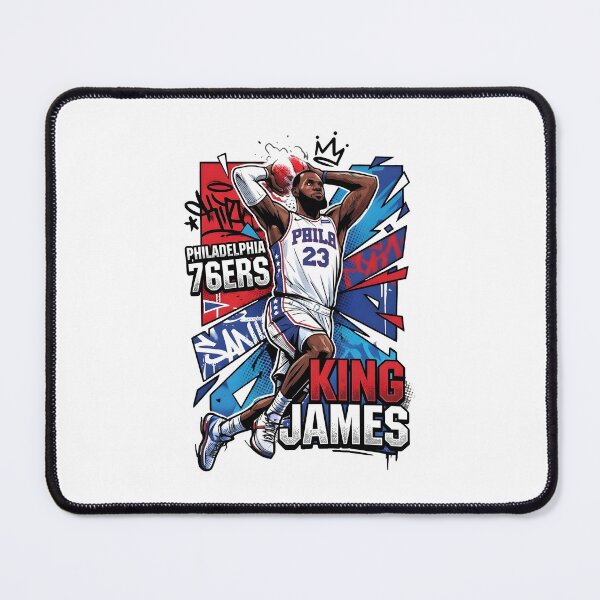 Item preview, King James Philadelphia Basketball Graphic Fan Art Inspired Design designed and sold by Mind-Drift.