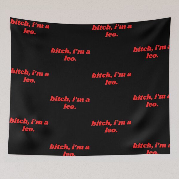 Item preview, Bitch I'm A Leo Funny Zodiac Astrology Quote designed and sold by CocoLama.