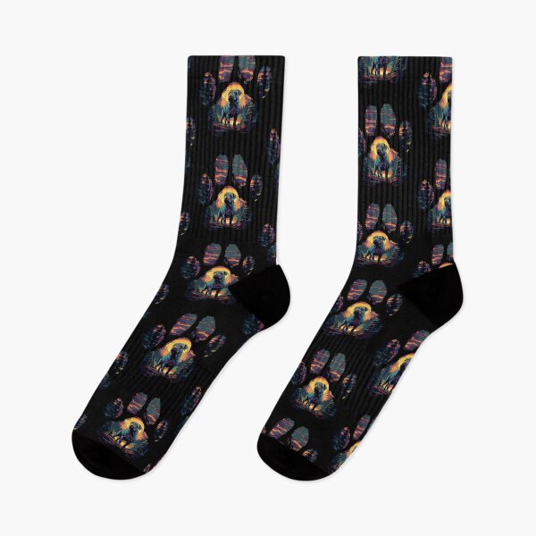 Item preview, Funny Bulldog Paw Synthwave Mountain Tree Mom Dad Kids designed and sold by rafaeltto.