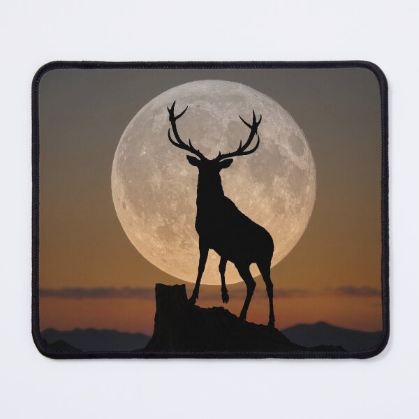 Item preview, Buck Moon Silhouette designed and sold by James Cumming.