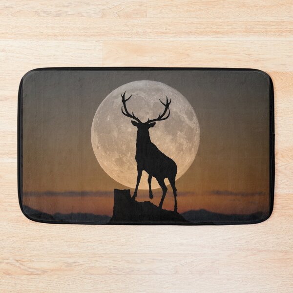 Item preview, Buck Moon Silhouette designed and sold by James Cumming.