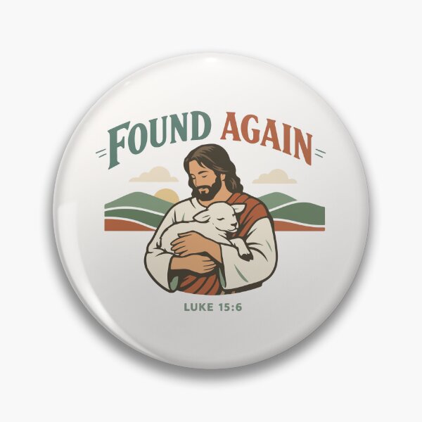 Item preview, Found Again Christian Redemption – Luke 15:6 Bible Verse  designed and sold by stylishdzign.