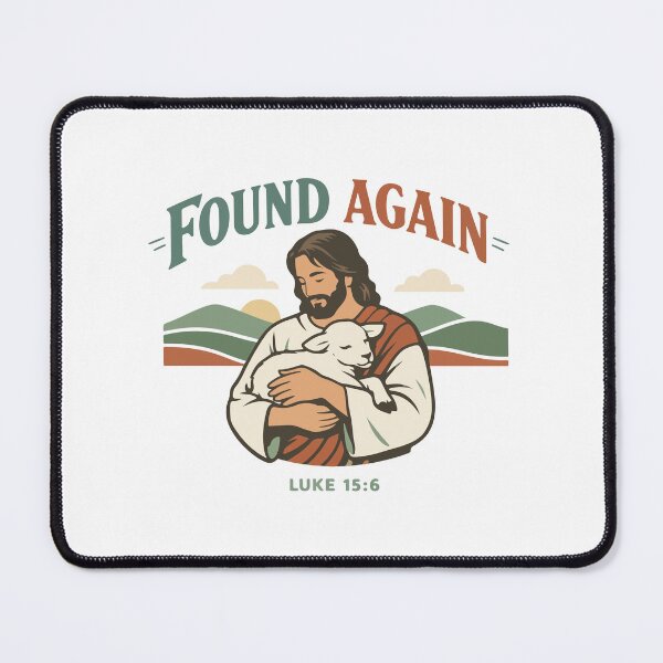 Item preview, Found Again Christian Redemption – Luke 15:6 Bible Verse designed and sold by stylishdzign.