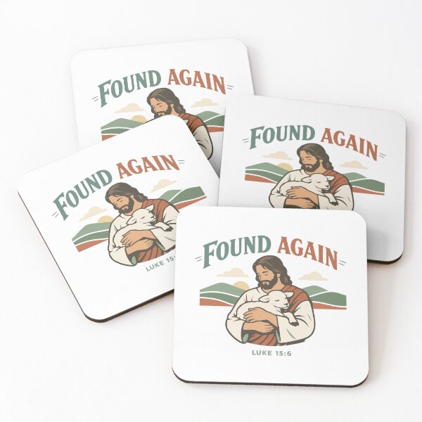Item preview, Found Again Christian Redemption – Luke 15:6 Bible Verse  designed and sold by stylishdzign.