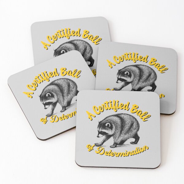 Item preview, Jimothy Raccoon Ball of Determination Meme designed and sold by merchxwear.