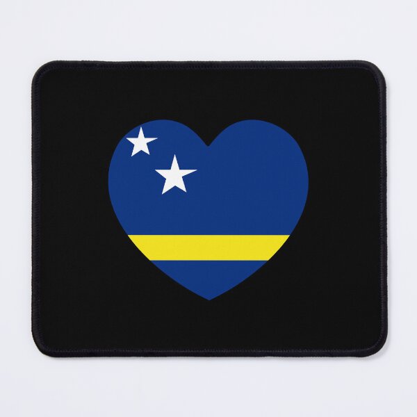 Item preview, Curaçao Flag Heart CW designed and sold by shitpostee.