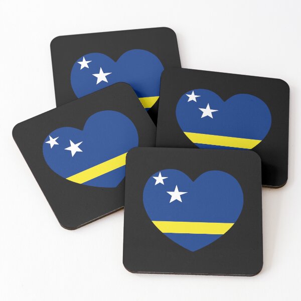 Item preview, Curaçao Flag Heart CW designed and sold by shitpostee.