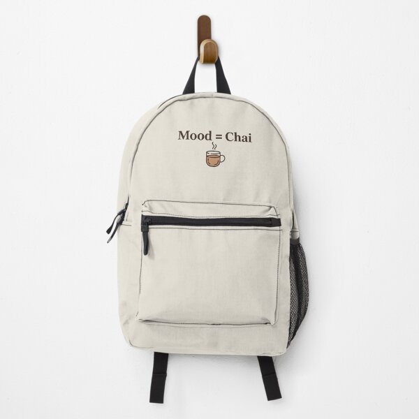Item preview, Mood = Chai – Minimal Funny Tea Lover Quote Design designed and sold by Swati Art Shop.