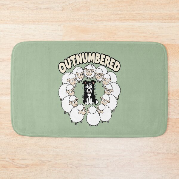 Item preview, Outnumbered - Overwhelmed Border Collie designed and sold by Regal Rev.