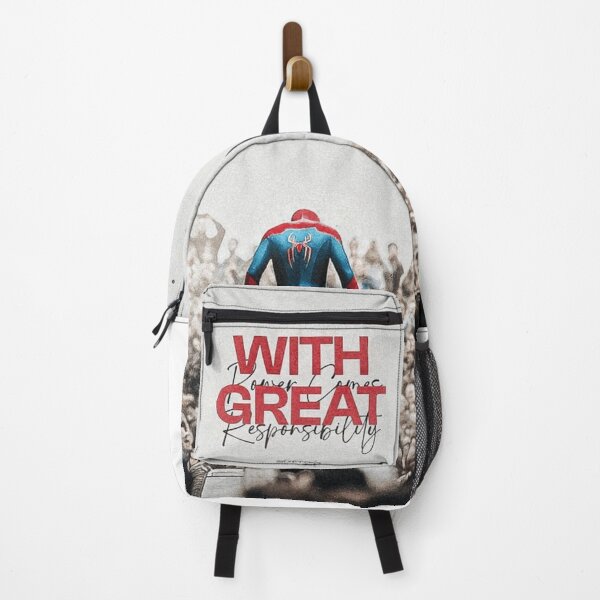 Item preview, With Great Power Comes Great Responsibility Spider Inspired Quote Art | Superhero Typography | Motivational Comic Aesthetic designed and sold by Manga Mouth Piece .