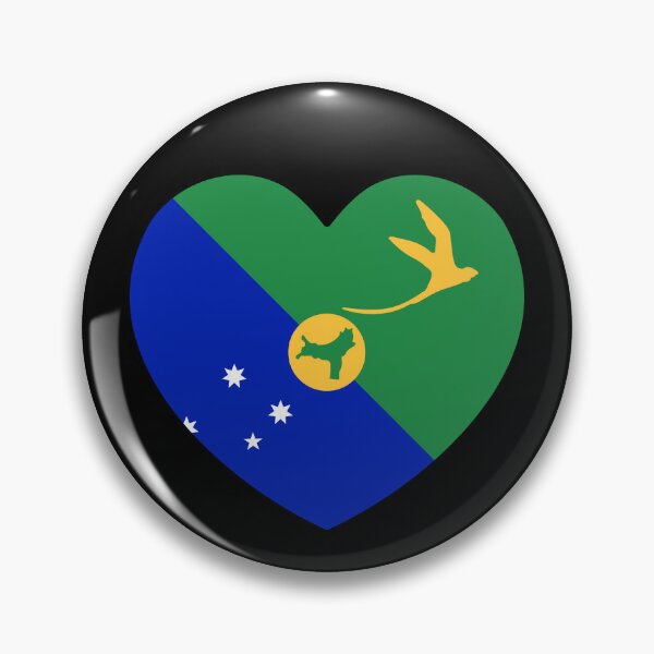 Item preview, Christmas Island Flag Heart CX designed and sold by shitpostee.