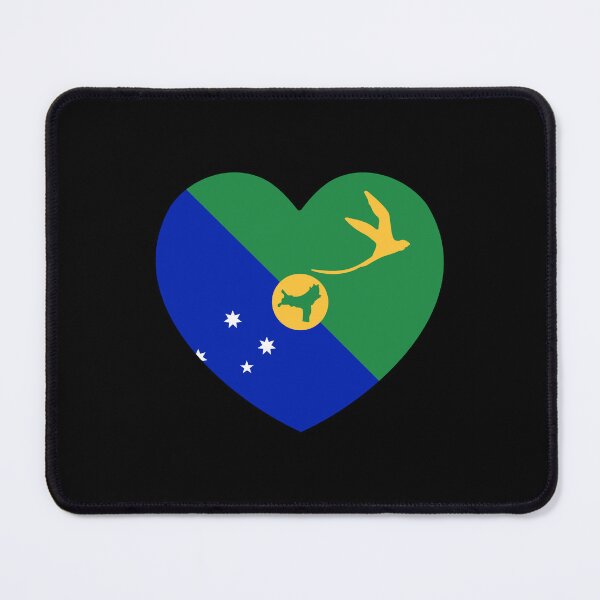 Item preview, Christmas Island Flag Heart CX designed and sold by shitpostee.
