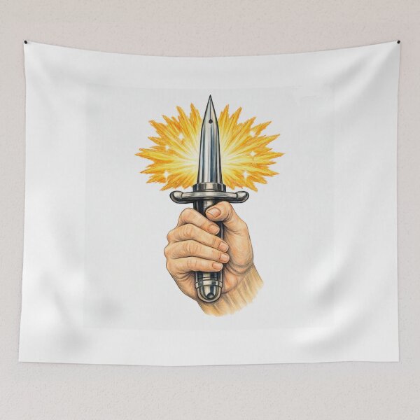 Item preview, Radiant Dagger Power Illustration designed and sold by Selfique Bloom.