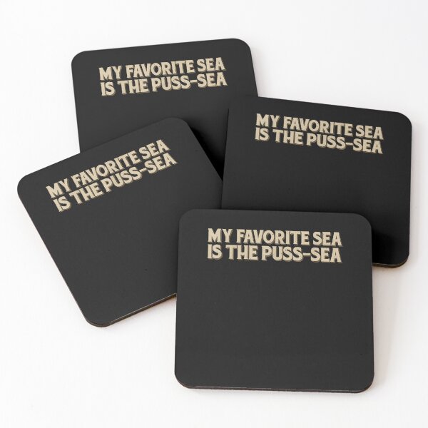Item preview, My Favorite Sea Is The Puss-Sea Funny Adult Humor designed and sold by CocoLama.