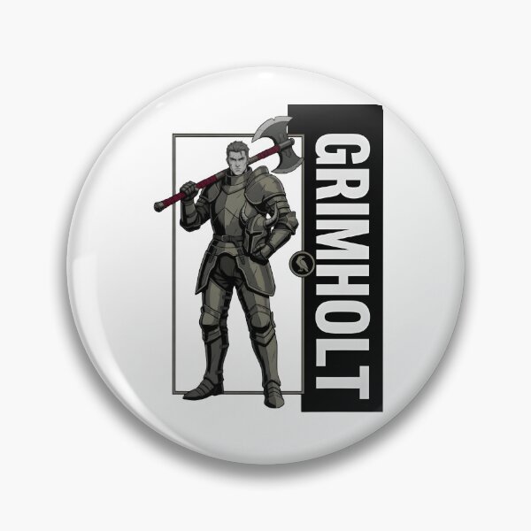 Artikelvorschau, Grimholt Dark Fantasy Ritter Krieger Axt Gothic Mittelalter T-Shirt entworfen und verkauft von StickerNestYou.
