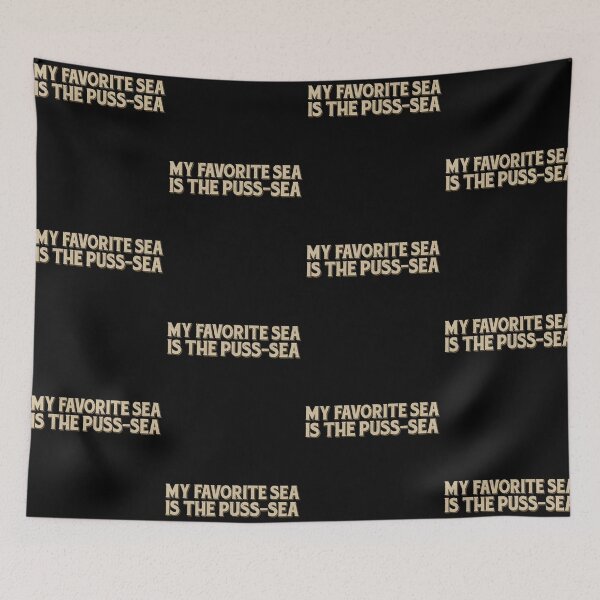 Item preview, My Favorite Sea Is The Puss-Sea Funny Adult Humor designed and sold by CocoLama.