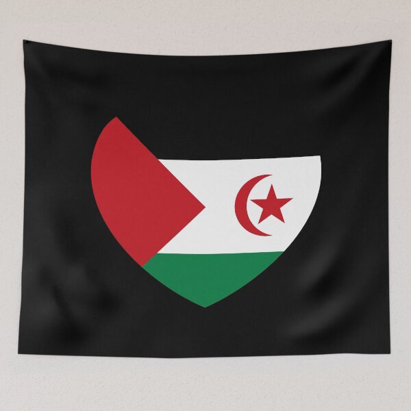 Item preview, Western Sahara Flag Heart EH designed and sold by shitpostee.