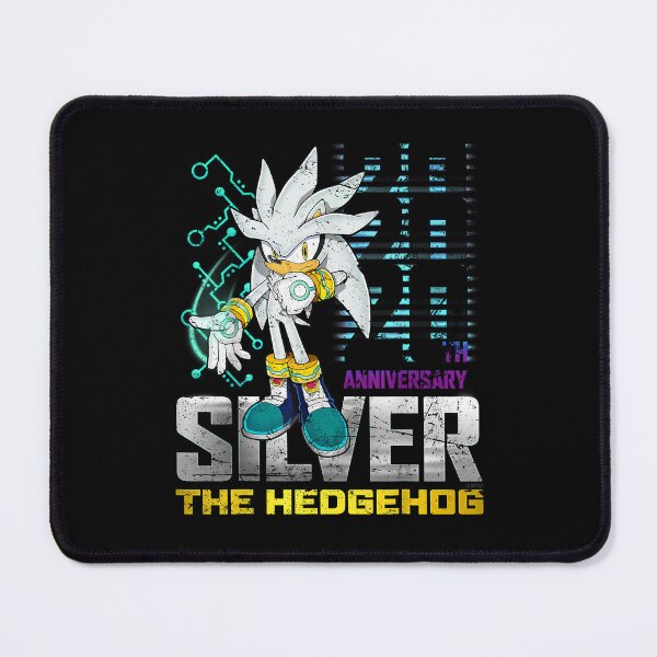 Item preview, Silver The Hedgehog 20th Anniversary Retro Gaming Graphic designed and sold by Mind-Drift.