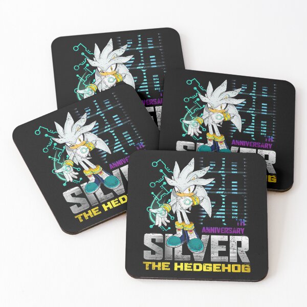 Item preview, Silver The Hedgehog 20th Anniversary Retro Gaming Graphic designed and sold by Mind-Drift.