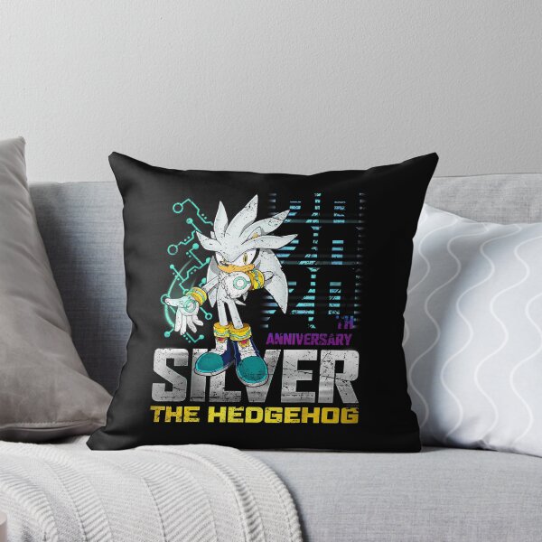 Item preview, Silver The Hedgehog 20th Anniversary Retro Gaming Graphic designed and sold by Mind-Drift.