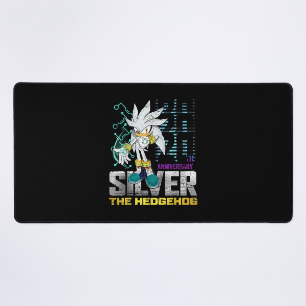 Item preview, Silver The Hedgehog 20th Anniversary Retro Gaming Graphic designed and sold by Mind-Drift.