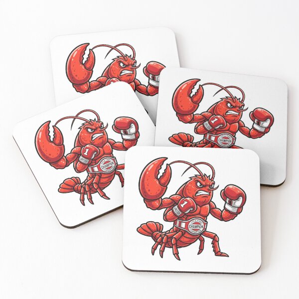 Item preview, Angry Lobster with Boxing Gloves designed and sold by YNAMREG.
